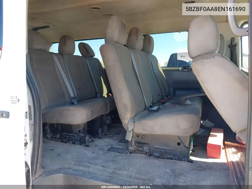 5BZBF0AA8EN161690 2014 Nissan Nv Passenger Nv3500 Hd S V6/Sv V6