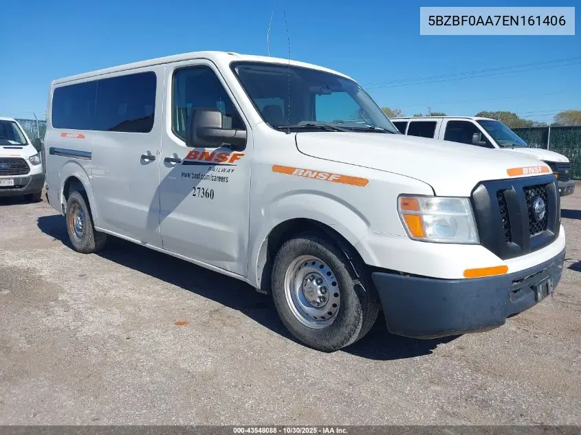 5BZBF0AA7EN161406 2014 Nissan Nv Passenger Nv3500 Hd S V6/Sv V6