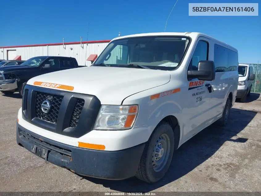5BZBF0AA7EN161406 2014 Nissan Nv Passenger Nv3500 Hd S V6/Sv V6