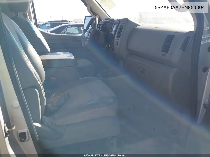 5BZAF0AA7FN850004 2015 Nissan Nv Passenger Nv3500 Hd Sv V8