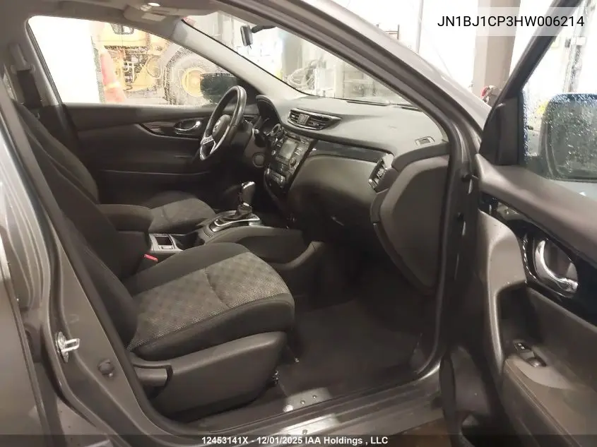 JN1BJ1CP3HW006214 2017 Nissan Qashqai S 4Dr2Wd