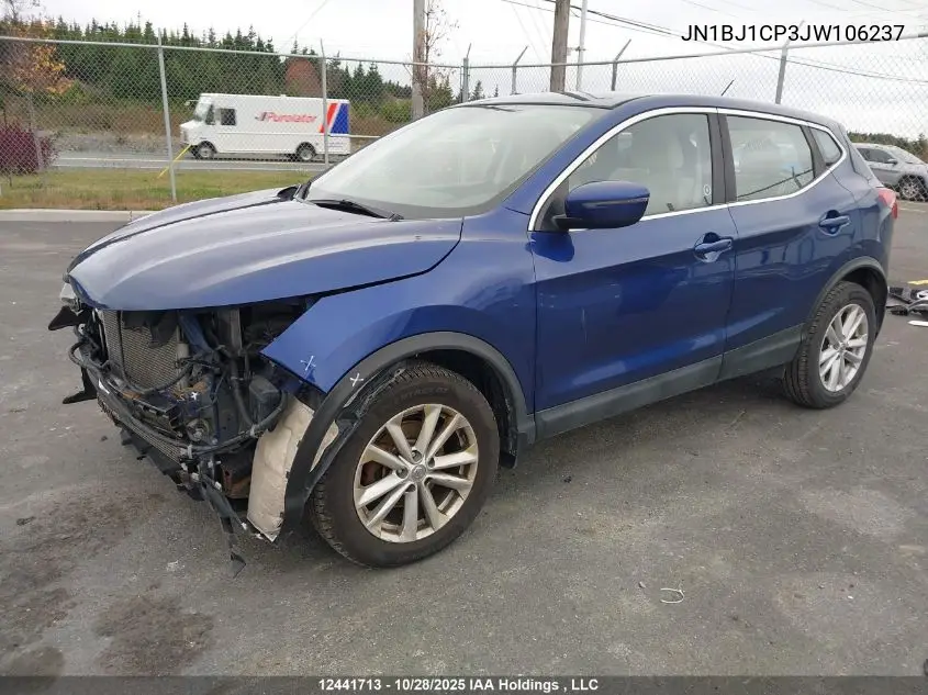 JN1BJ1CP3JW106237 2018 Nissan Qashqai S 4Dr2Wd