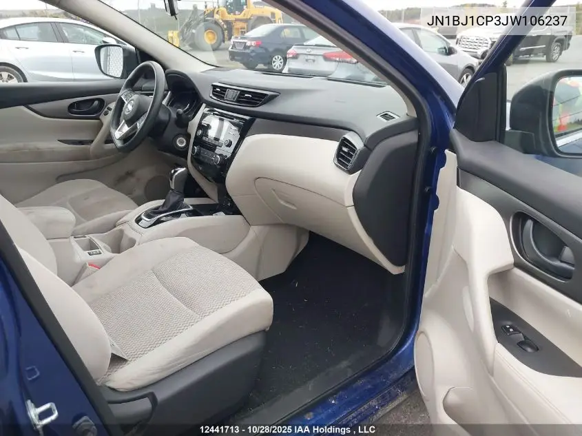 JN1BJ1CP3JW106237 2018 Nissan Qashqai S 4Dr2Wd