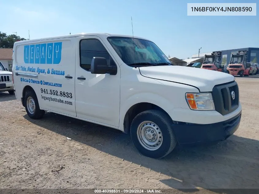 1N6BF0KY4JN808590 2018 Nissan Nv Cargo Nv2500 Hd S V6