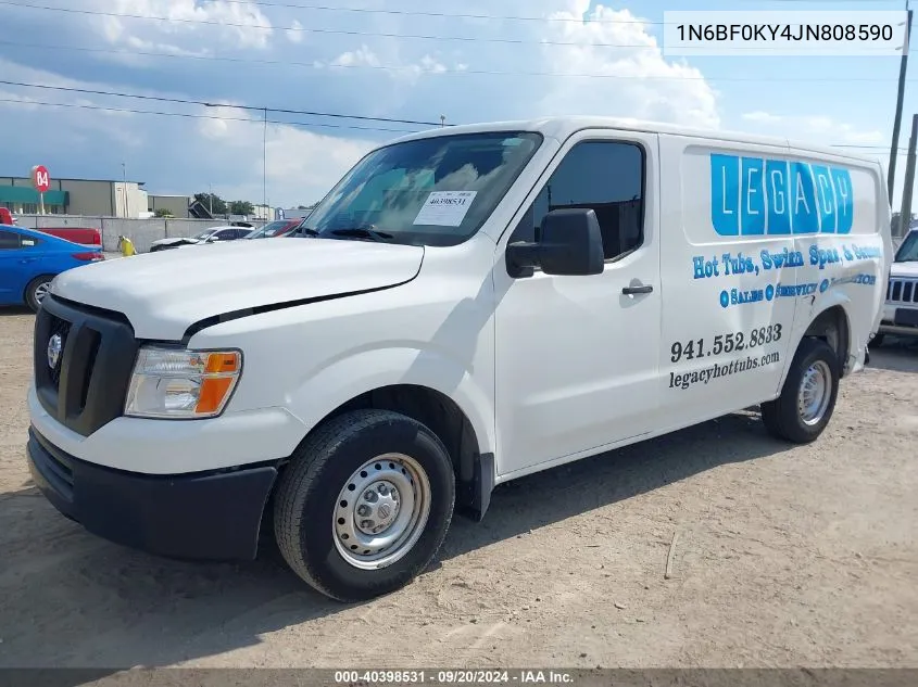 1N6BF0KY4JN808590 2018 Nissan Nv Cargo Nv2500 Hd S V6