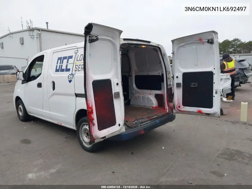 3N6CM0KN1LK692497 2020 Nissan Nv200 Cargo S Xtronic Cvt