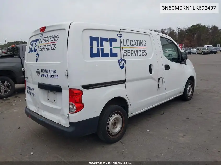 3N6CM0KN1LK692497 2020 Nissan Nv200 Cargo S Xtronic Cvt
