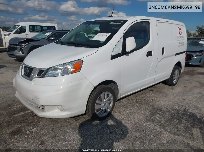 3N6CM0KN2MK699198 2021 Nissan Nv200 Cargo Sv Xtronic Cvt