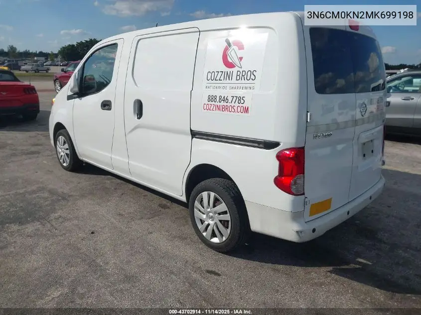 3N6CM0KN2MK699198 2021 Nissan Nv200 Cargo Sv Xtronic Cvt