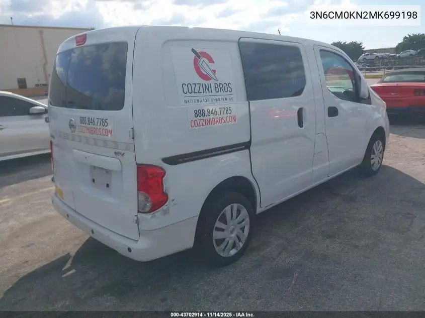 3N6CM0KN2MK699198 2021 Nissan Nv200 Cargo Sv Xtronic Cvt