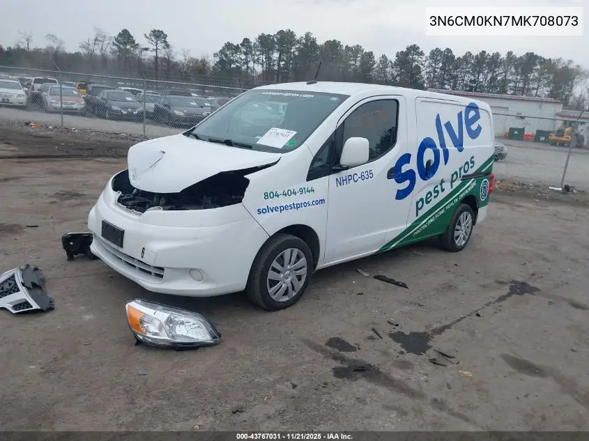 3N6CM0KN7MK708073 2021 Nissan Nv200 Cargo Sv Xtronic Cvt