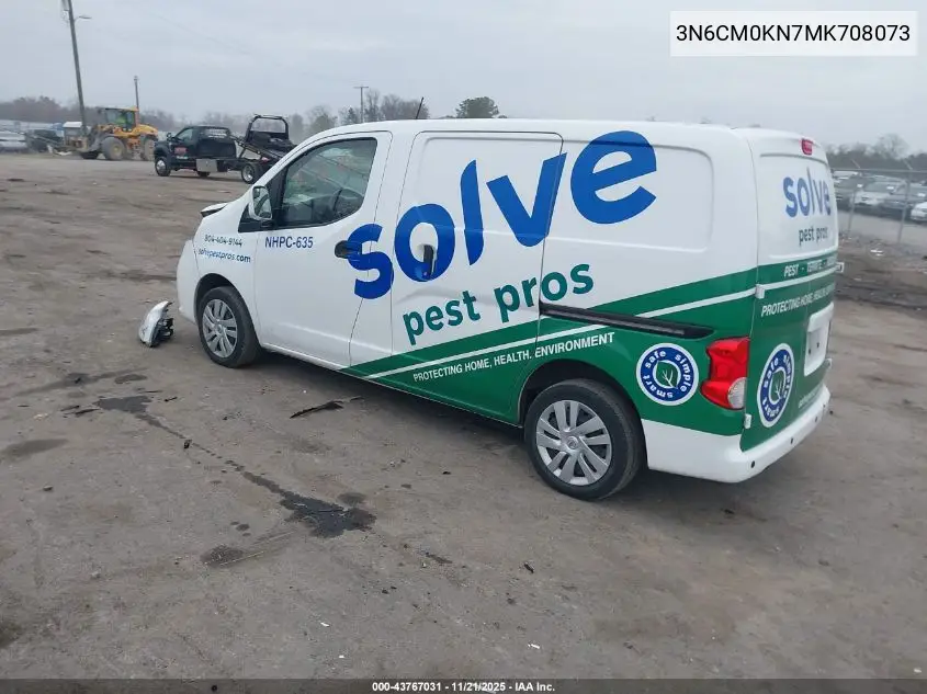 3N6CM0KN7MK708073 2021 Nissan Nv200 Cargo Sv Xtronic Cvt