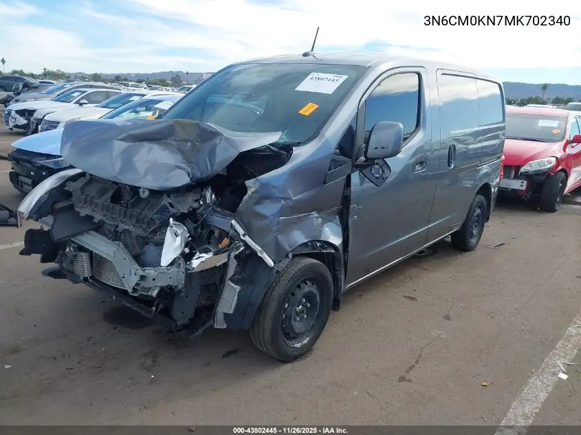 3N6CM0KN7MK702340 2021 Nissan Nv200 Cargo Sv Xtronic Cvt