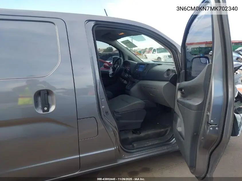 3N6CM0KN7MK702340 2021 Nissan Nv200 Cargo Sv Xtronic Cvt