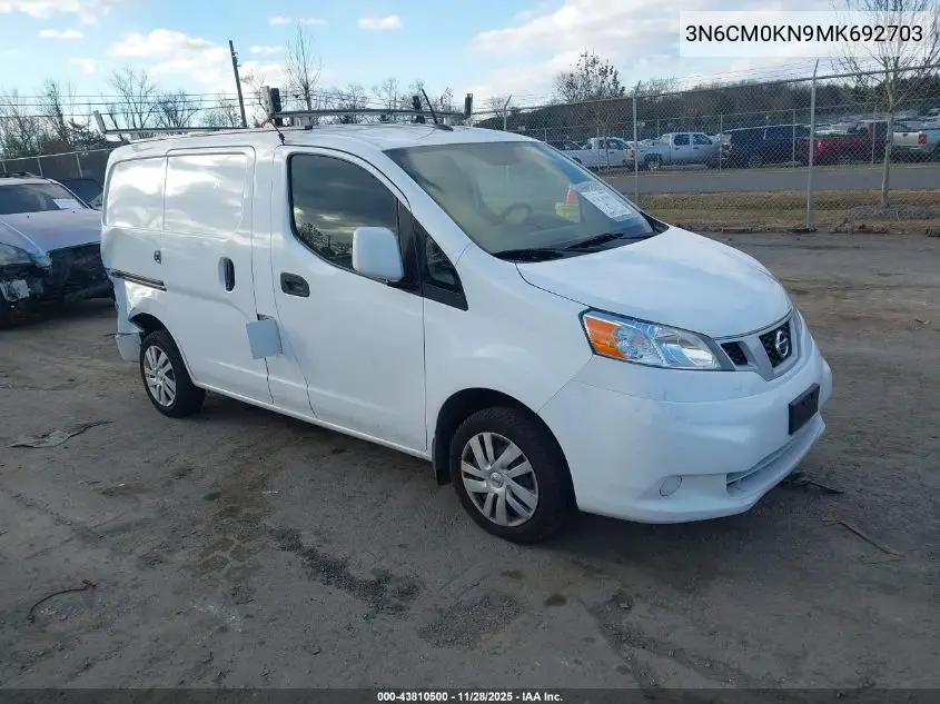 3N6CM0KN9MK692703 2021 Nissan Nv200 Cargo Sv Xtronic Cvt