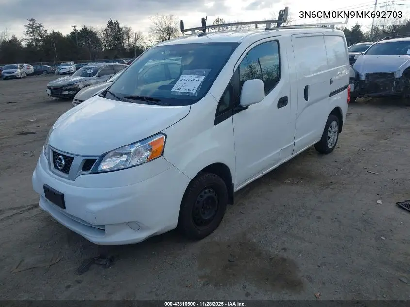 3N6CM0KN9MK692703 2021 Nissan Nv200 Cargo Sv Xtronic Cvt