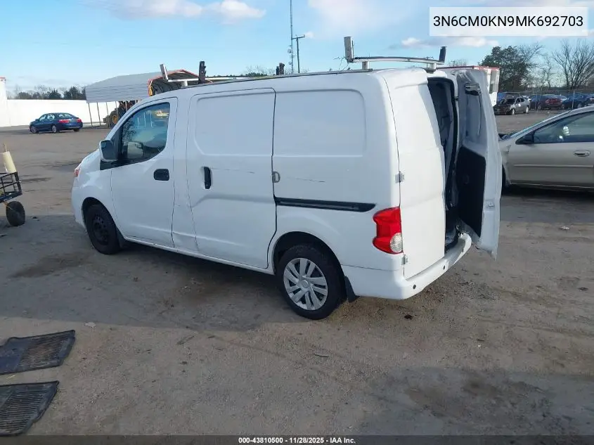 3N6CM0KN9MK692703 2021 Nissan Nv200 Cargo Sv Xtronic Cvt