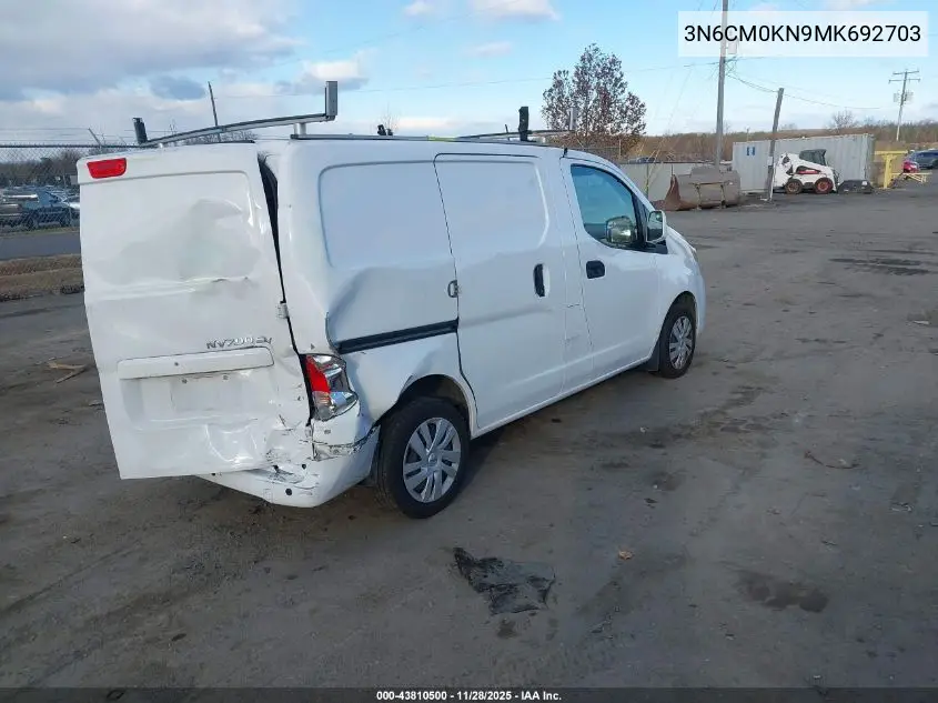 3N6CM0KN9MK692703 2021 Nissan Nv200 Cargo Sv Xtronic Cvt