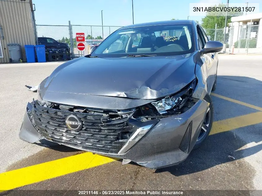 3N1AB8CV0SY281507 2025 Nissan Sentra 2.0 Sv