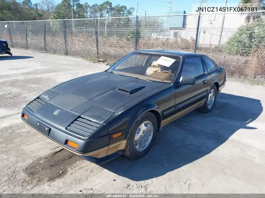 1985 Nissan 300Zx VIN: JN1CZ14S1FX067181 Lot: 44440151