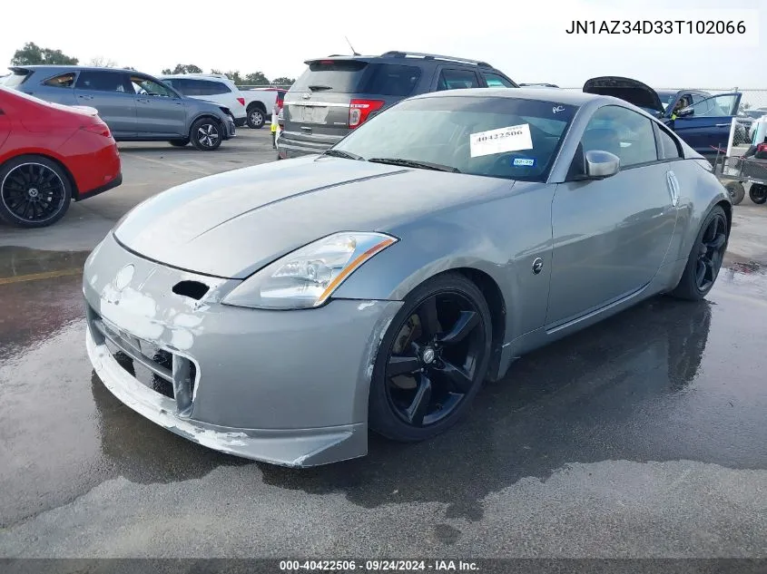 JN1AZ34D33T102066 2003 Nissan 350Z Coupe