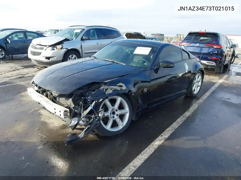 JN1AZ34E73T021015 2003 Nissan 350Z Touring