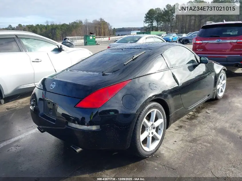JN1AZ34E73T021015 2003 Nissan 350Z Touring