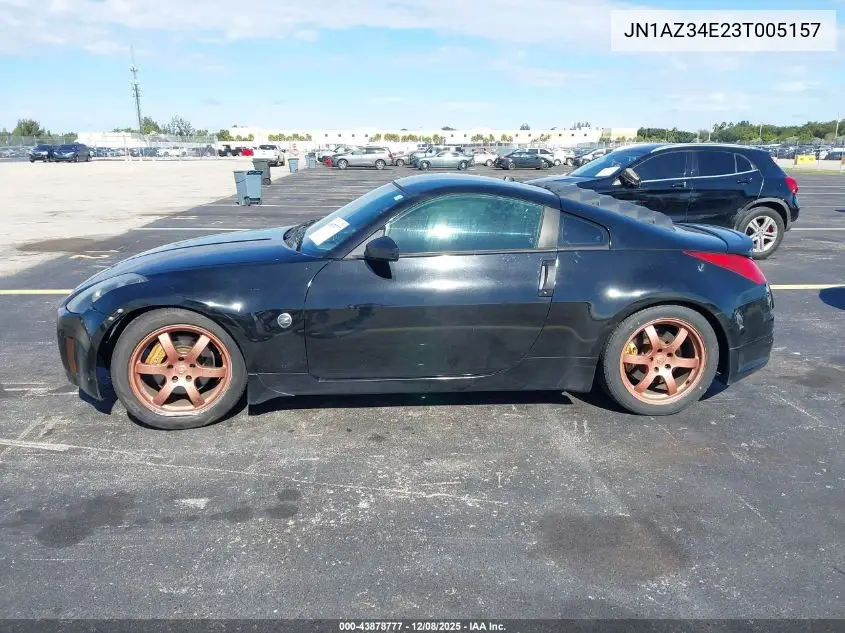 JN1AZ34E23T005157 2003 Nissan 350Z Track