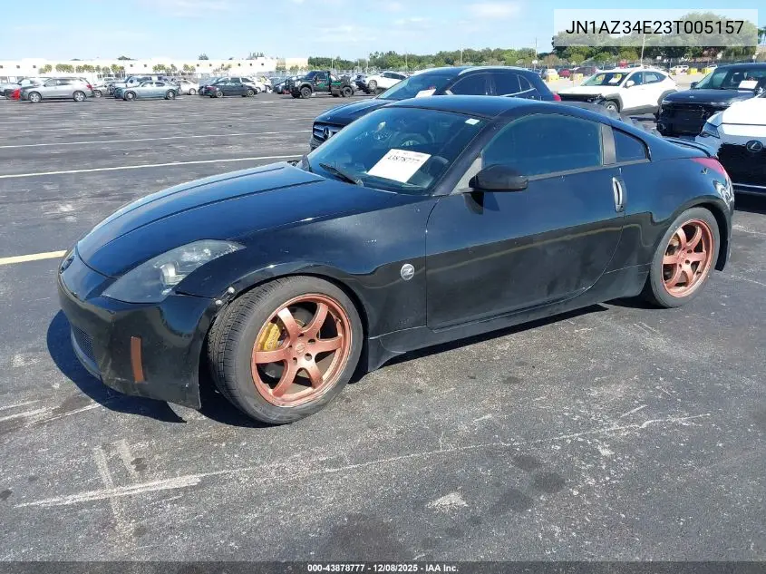 JN1AZ34E23T005157 2003 Nissan 350Z Track