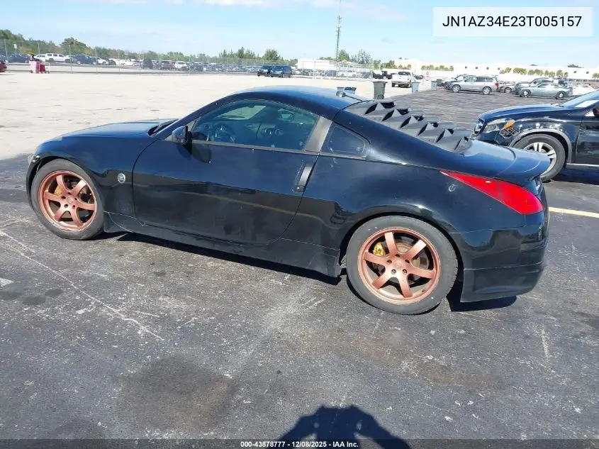 JN1AZ34E23T005157 2003 Nissan 350Z Track