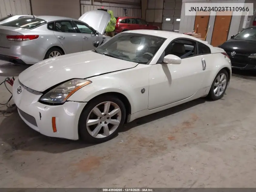 JN1AZ34D23T110966 2003 Nissan 350Z Touring