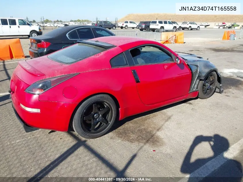 JN1AZ34D74T165558 2004 Nissan 350Z Enthusiast