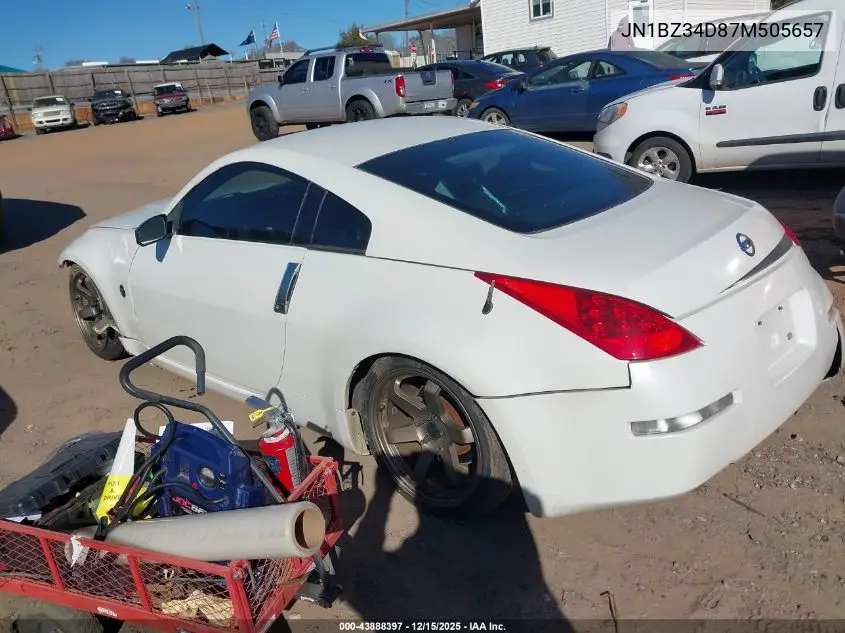 JN1BZ34D87M505657 2007 Nissan 350Z