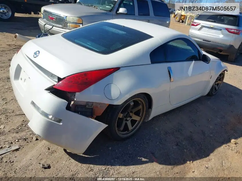 JN1BZ34D87M505657 2007 Nissan 350Z