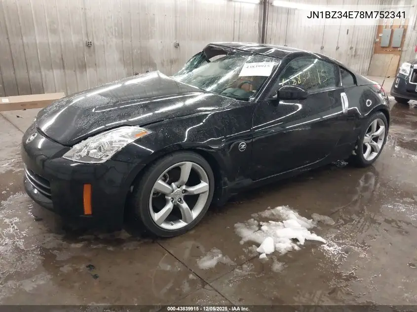 JN1BZ34E78M752341 2008 Nissan 350Z Touring