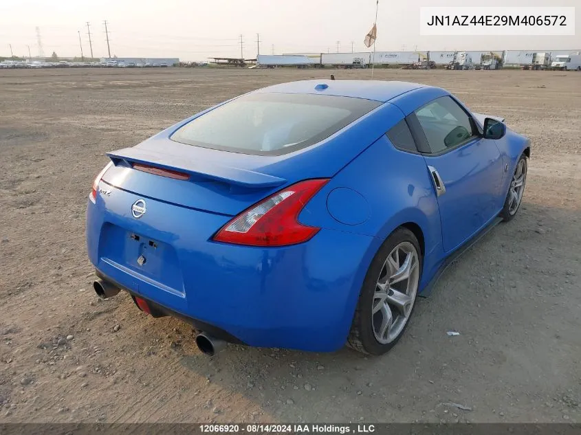 2009 Nissan 370Z VIN: JN1AZ44E29M406572 Lot: 12066920