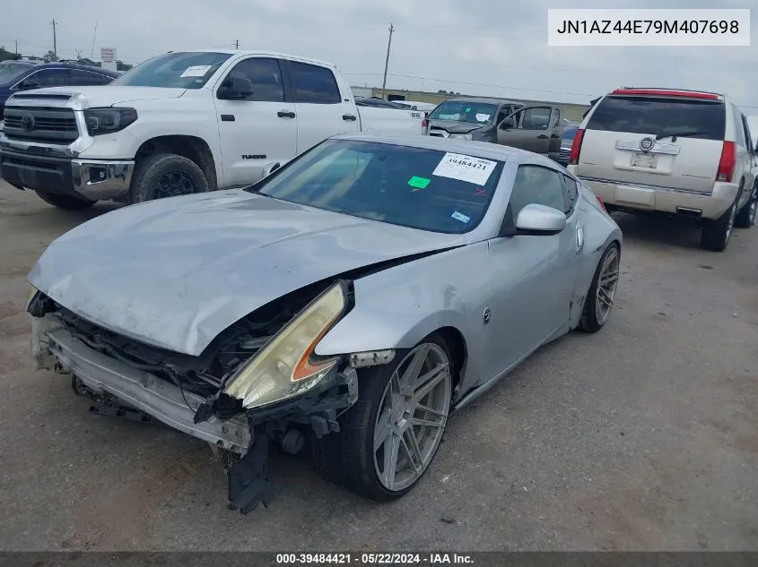 2009 Nissan 370Z Touring VIN: JN1AZ44E79M407698 Lot: 39484421