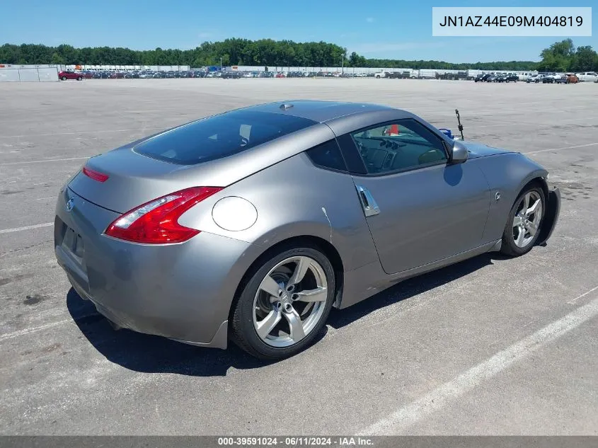 2009 Nissan 370Z Touring VIN: JN1AZ44E09M404819 Lot: 39591024