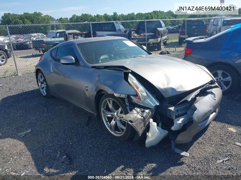 2009 Nissan 370Z VIN: JN1AZ44E69M400421 Lot: 39704560