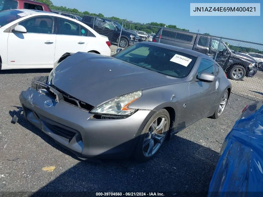 2009 Nissan 370Z VIN: JN1AZ44E69M400421 Lot: 39704560