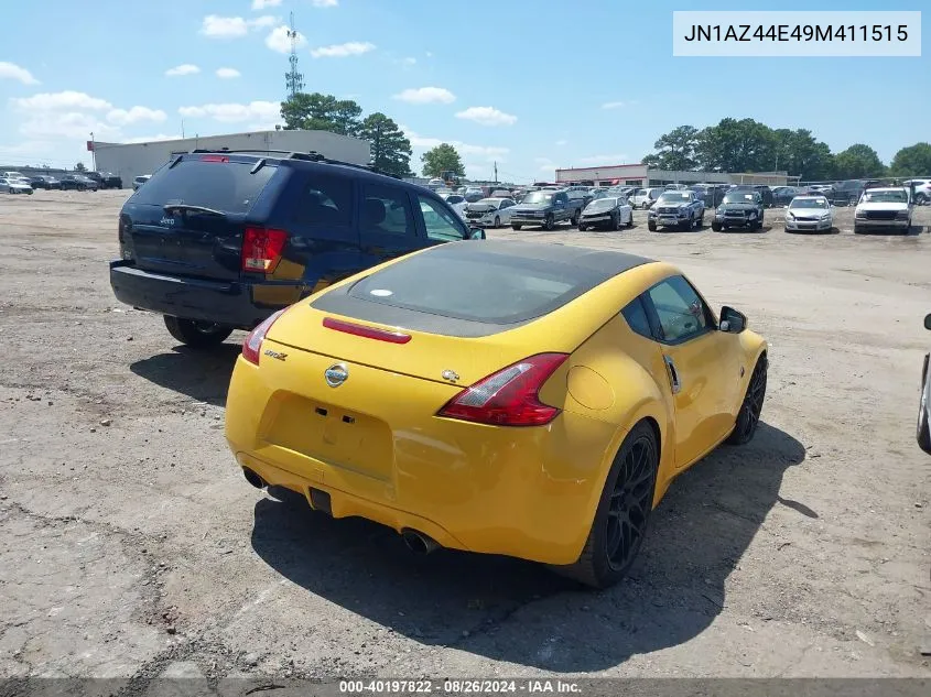 2009 Nissan 370Z VIN: JN1AZ44E49M411515 Lot: 40197822