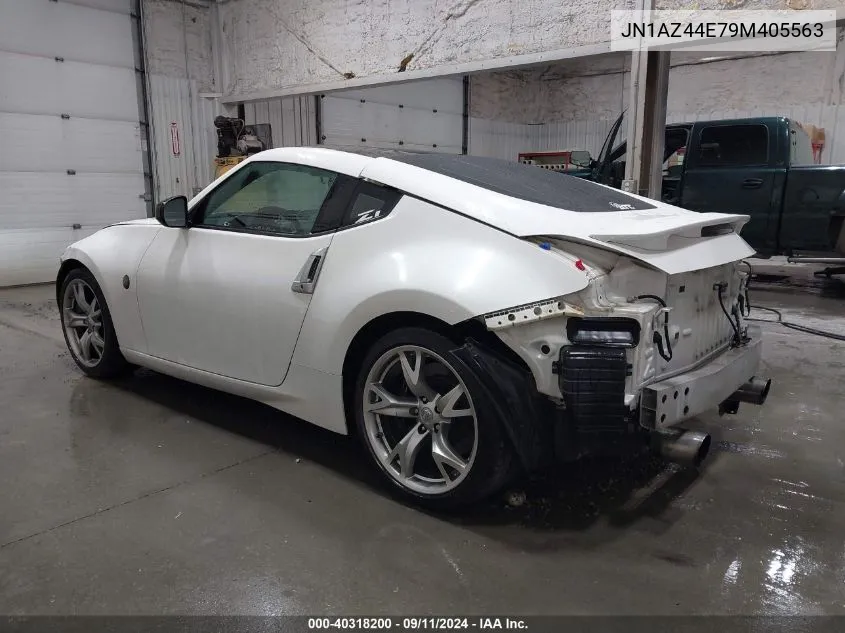 2009 Nissan 370Z VIN: JN1AZ44E79M405563 Lot: 40318200