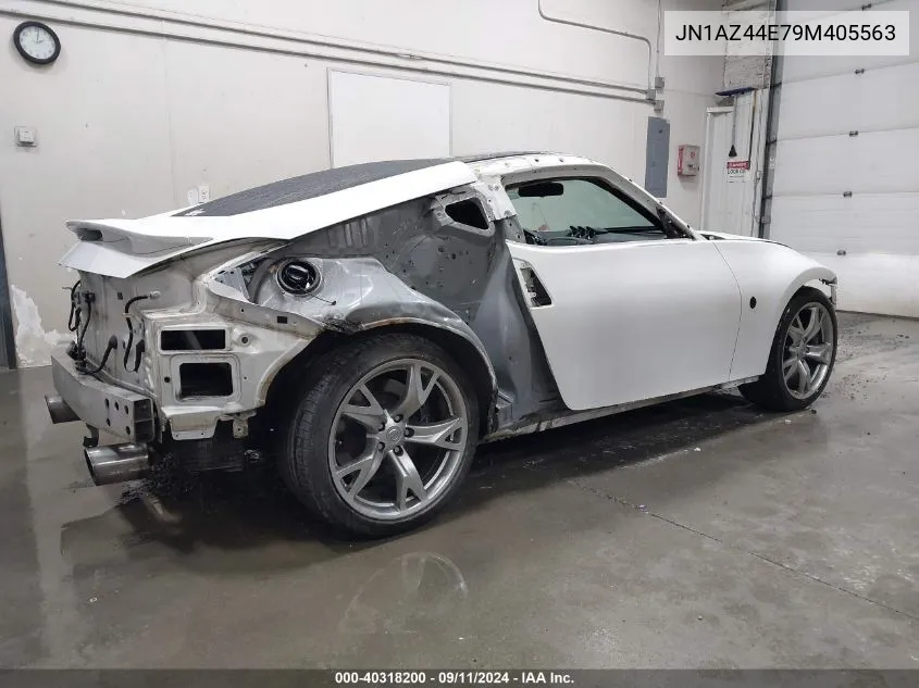 2009 Nissan 370Z VIN: JN1AZ44E79M405563 Lot: 40318200