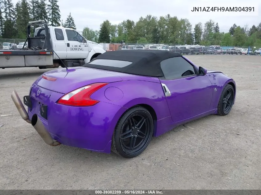 2010 Nissan 370Z Touring VIN: JN1AZ4FH9AM304391 Lot: 39382289