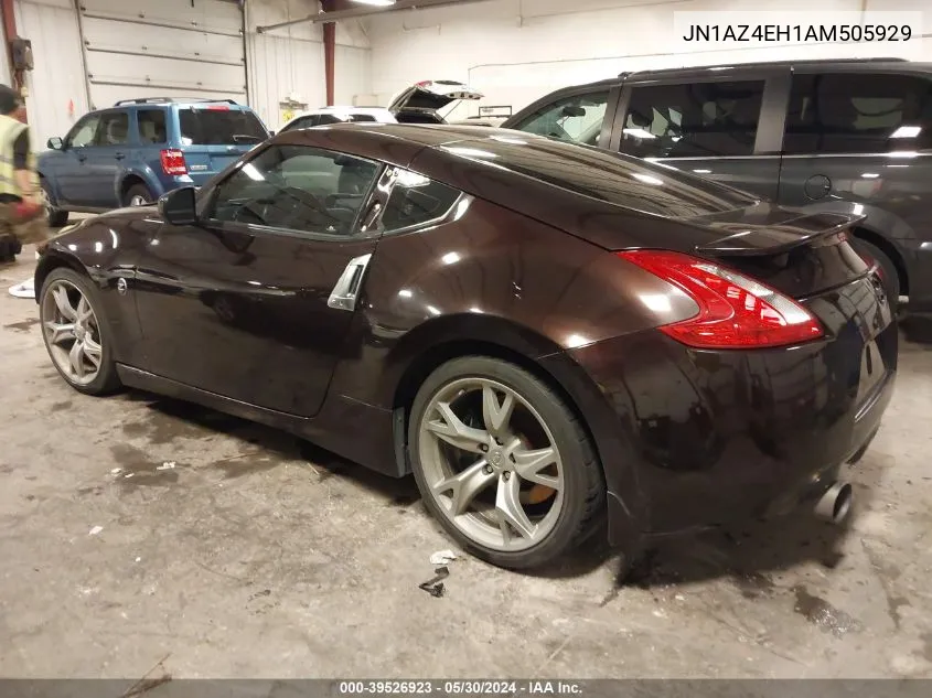 2010 Nissan 370Z VIN: JN1AZ4EH1AM505929 Lot: 39526923