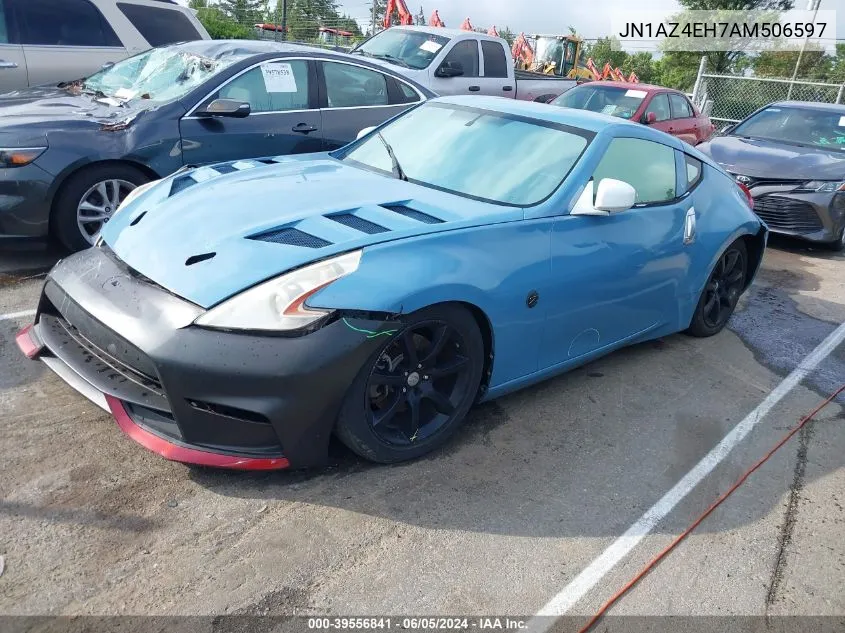 2010 Nissan 370Z VIN: JN1AZ4EH7AM506597 Lot: 39556841