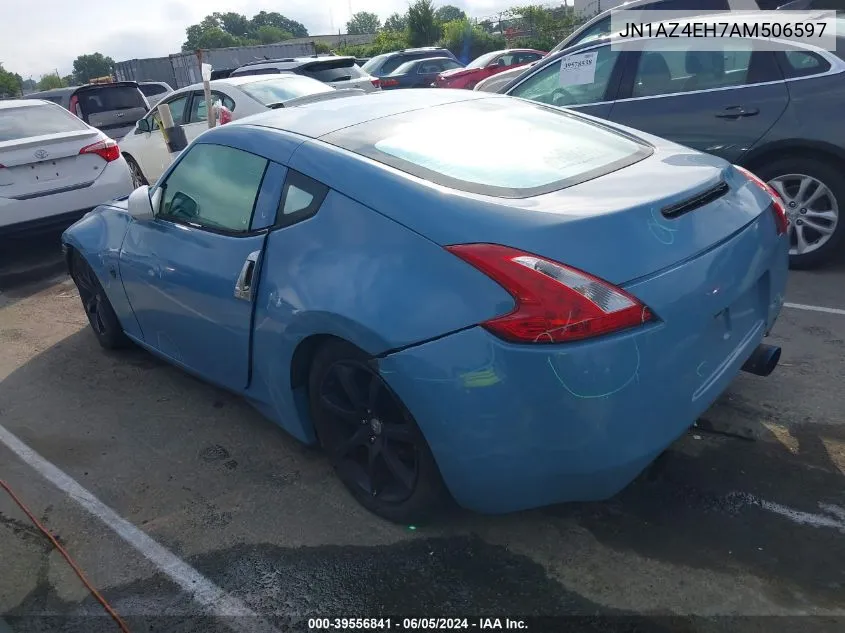 2010 Nissan 370Z VIN: JN1AZ4EH7AM506597 Lot: 39556841