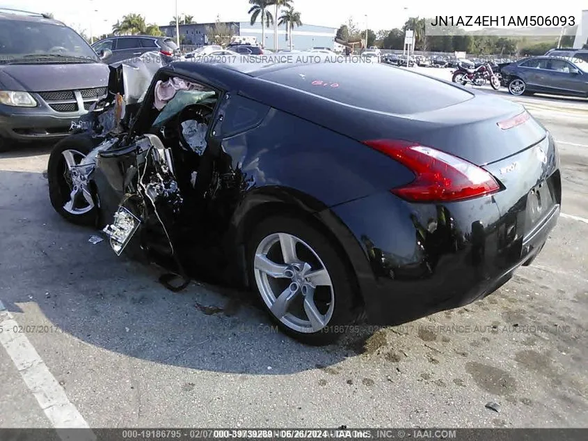 2010 Nissan 370Z VIN: JN1AZ4EH1AM506093 Lot: 39739289