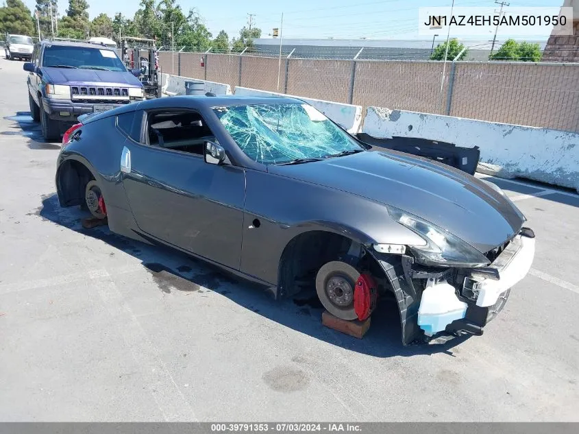 2010 Nissan 370Z Touring VIN: JN1AZ4EH5AM501950 Lot: 39791353