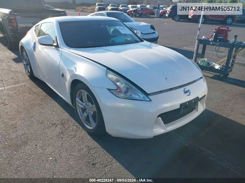 2010 Nissan 370Z VIN: JN1AZ4EH9AM505712 Lot: 40229247